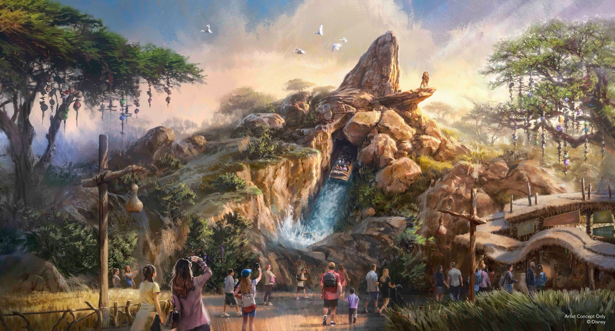 Lion king attractie Disneyland Parijs overview